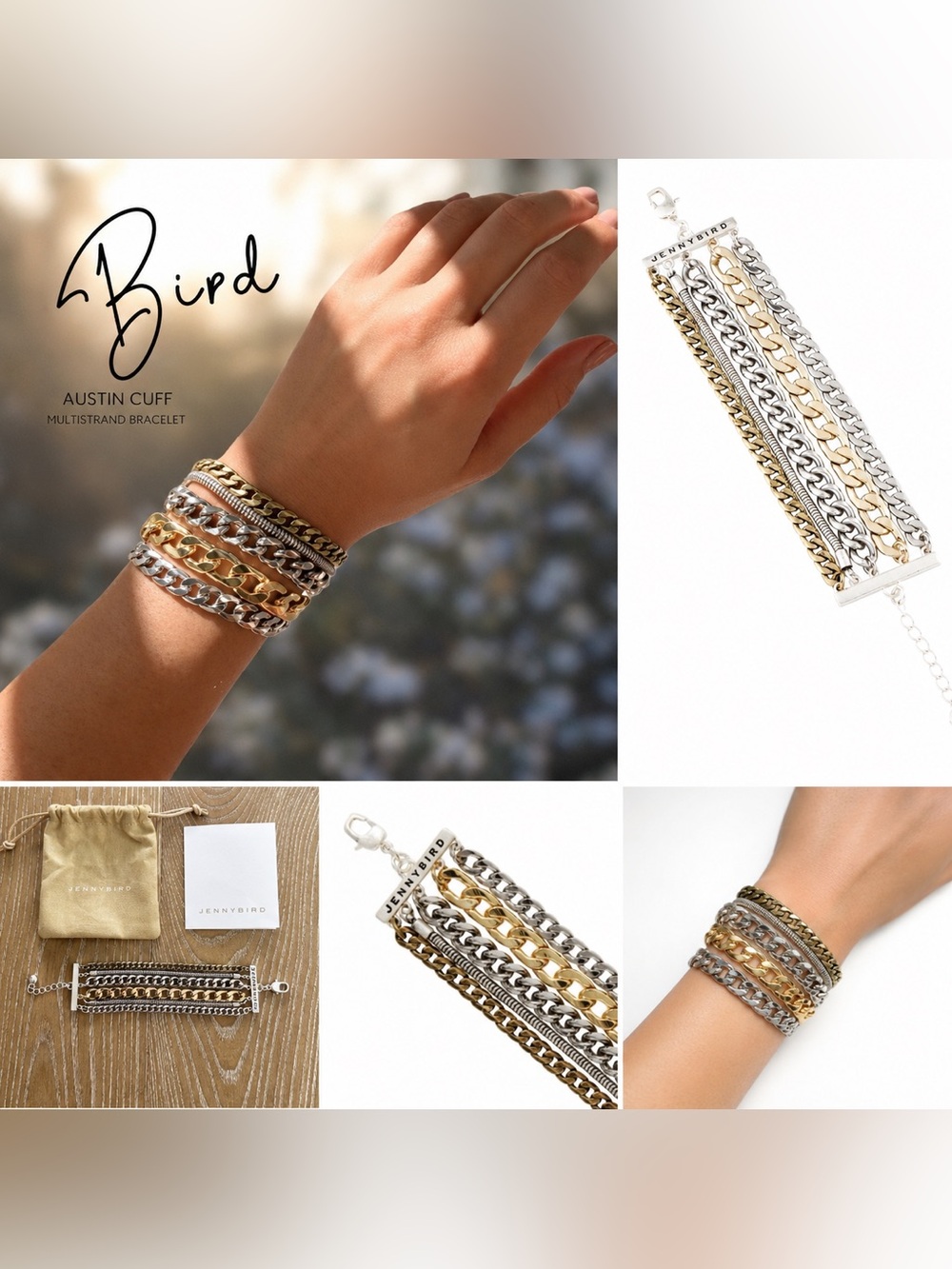 Jenny Bird Austin Cuff Multistrand Bracelet